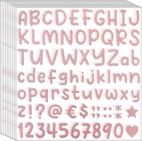 Amazon Waynoda Pieces Sheets Letters Stickers Self Adhesive