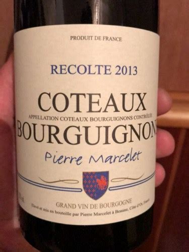 Pierre Marcelet Coteaux Bourguignons Vivino Us