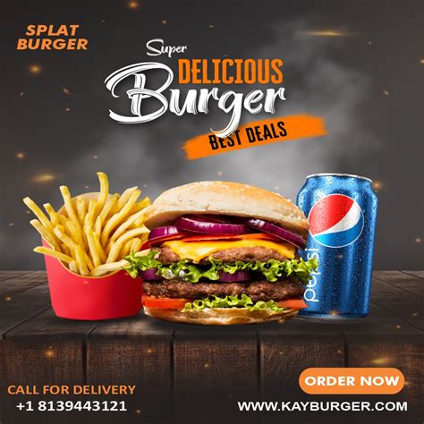 Burger Flyer Template Masterbundles