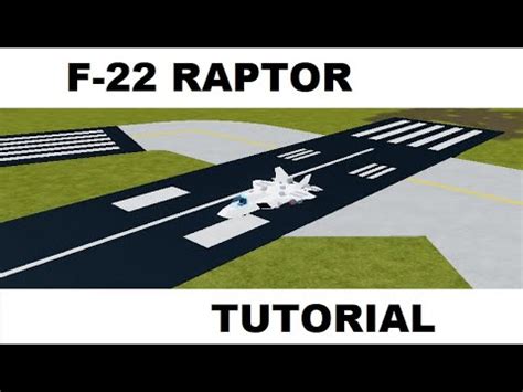 MINI F22 RAPTOR TUTORIAL ROBLOX PLANE CRAZY YouTube