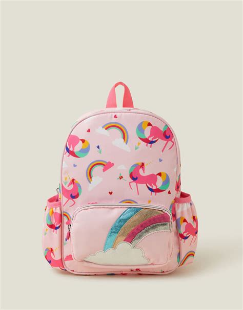 Girls Unicorn Print Backpack Girls Backpacks Accessorize Global