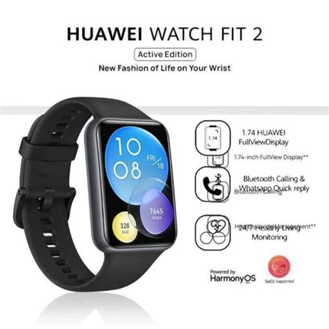 Jual Huawei Watch Fit 2 Active Edition Harmony OS Garansi Resmi