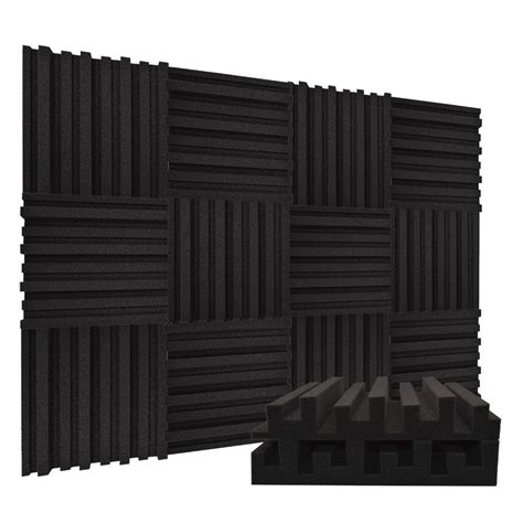 BEIYIN Groove Acoustic Diffuser Foam 30X30X5CM Soundproofing Panels