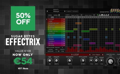 Effectrix Creative Multi Effect Plugin By Sugar Bytes On Sale At Off