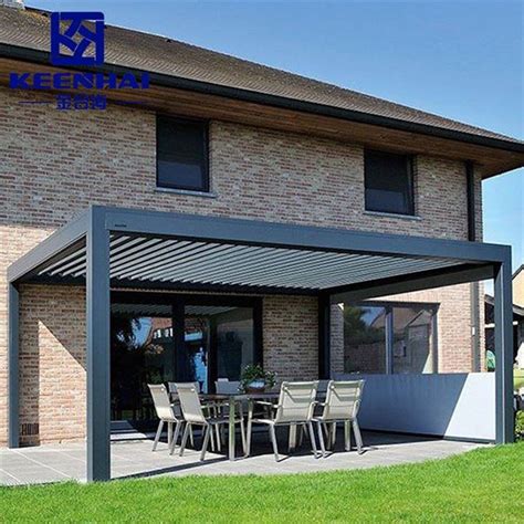 China Aluminum Pergola With Canopy Manufacturers Suppliers Factory