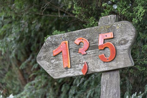 Wooden Sign With The Number 135 Photo 4876 Motosha Free Stock Photos