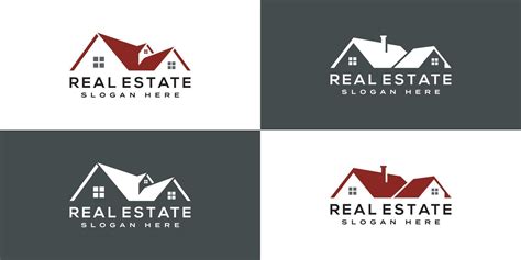 set of modern home logo vector design 7994903 Vector Art at Vecteezy