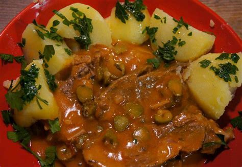 Langue De Boeuf Sauce Tomate Et Cornichons Recettes De Papounet