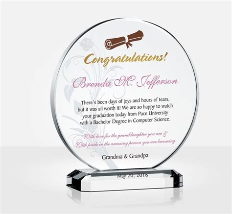 College Graduation Gift Plaque | Graduation gifts, College graduation ...