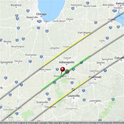 Total Solar Eclipse 2025 Path Of Totality Indiana Jacklyn G Ferrara