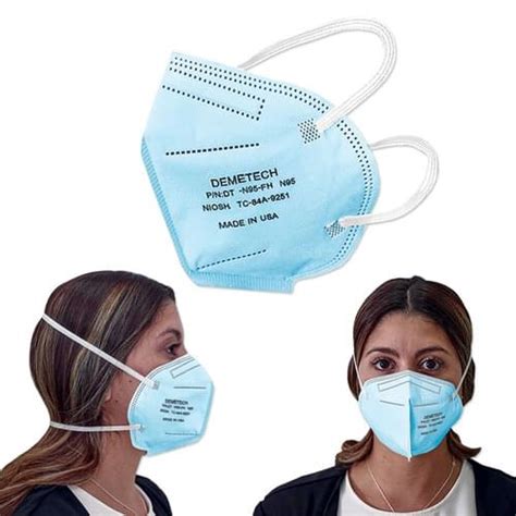 N95 Niosh Surgical Rated Respirator Small Size Fold Style Madein Usa