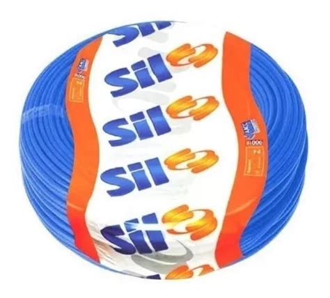 Cabo Flexível 750V Sil ou Corfio 1 50mm 100M Azul Eletroluz