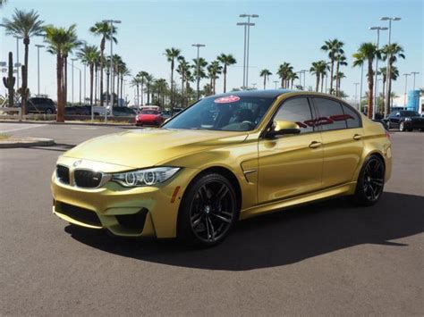 2015 BMW M3 4dr Sdn 24,126 Miles Austin Yellow Metallic 4dr Car 3.0L ...