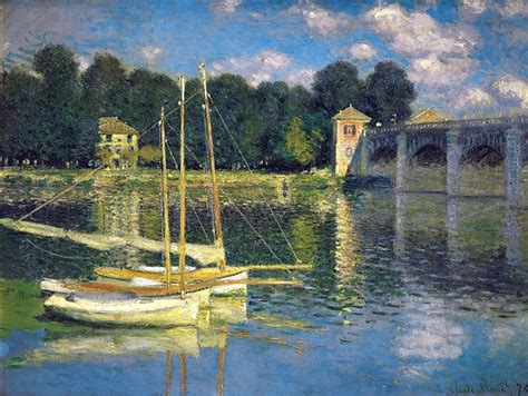 The Bridge At Argenteuil Claude Oscar Monet