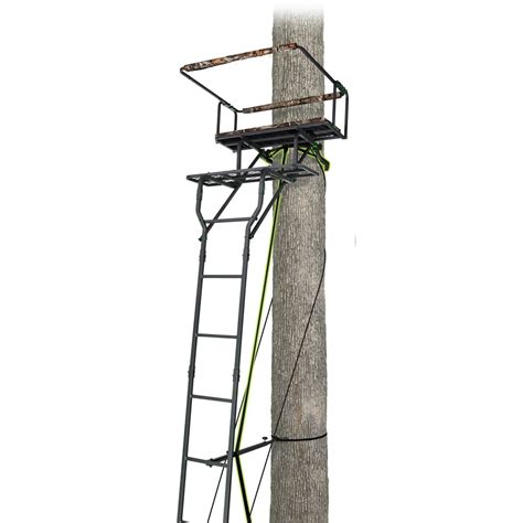 Realtree 15` Two Man Ladderstand W Jaw System