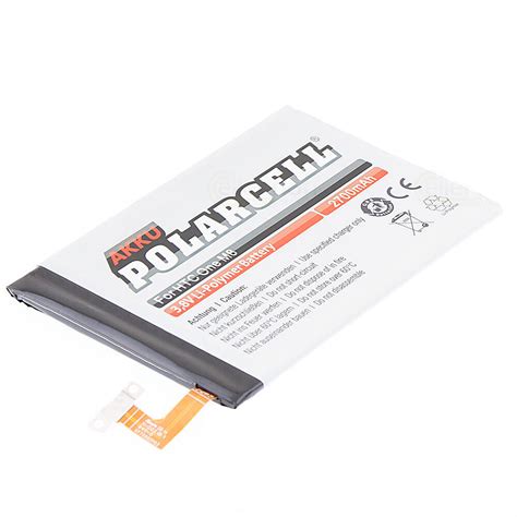 PolarCell Akku HTC One M8 Dual Sim B0P6B100 35H00214 00M Accu Battery