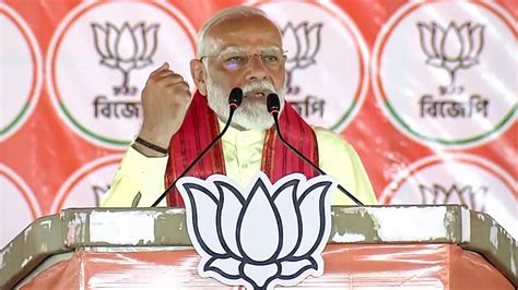 Pm Modi Rally In Howrah West Bengal Slams Tmc And Congress Lok Sabha