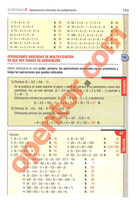 Algebra De Baldor Pdf Ejercicios Cuaderno Ejercicios Algebra Baldor