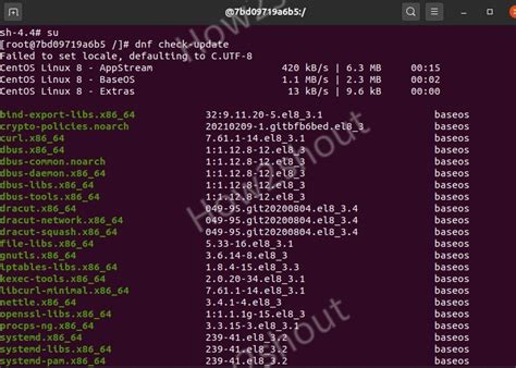 How To Check Install Updates On Rocky Linux 8 Almalinux Or CentOS