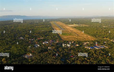 Aerial View Of International Airport On Panglao Island Bohol