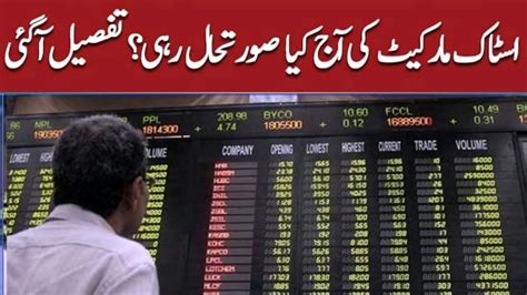 Pakistan Stock Market Today Karachi Stock Exchange Today Stock