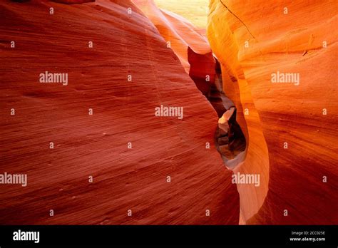 Uniquely Shaped Natural Landscape At Lower Antelope Canyon In Page