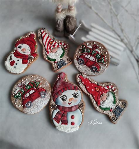 Christmas gingerbread cookies - Decorated Cookie by - CakesDecor