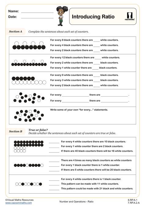 Introducing Ratio Worksheet Fun And Engaging 6thand 7th Grade