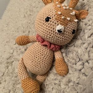 Patron Au Crochet Charlie Le Faon Tutoriel Amigurumi En Etsy In