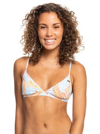 Women S Roxy Love The Surf Knot Triangle Bikini Top West Marine