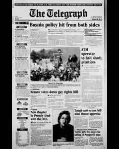 Nashua Telegraph Newspaper Archives, Apr 22, 1994, p. 1