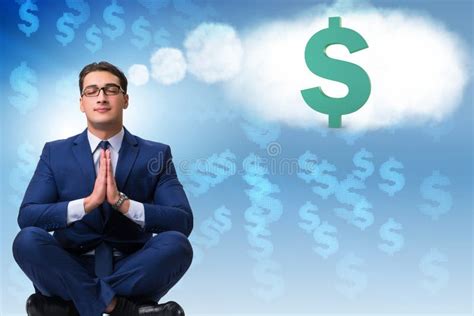 The Businessman Dreaming of Money Dollars Stock Photo - Image of ...