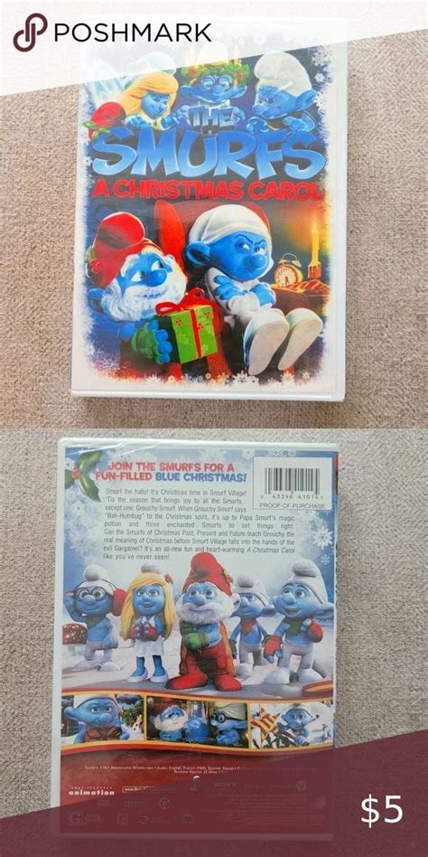 Smurfs Christmas Carol DVD | Christmas carol, Smurfs, Blue christmas