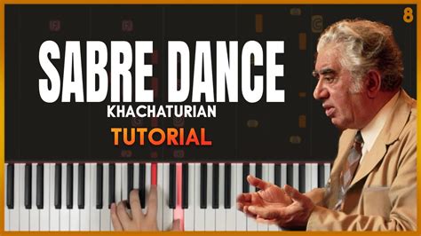 SABRE DANCE From Gayane By Khachaturian Piano Tutorial Part 1