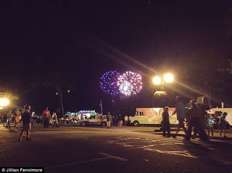 Massachusetts July Fourth Fireworks Show Ruined As Explosives All Go Off At Once Daily Mail Online