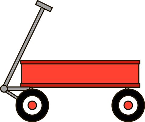 Little Red Wagon clipart. Free download transparent .PNG Clipart Library - Clip Art Library