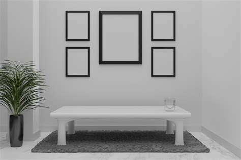 Frame Composition Black Frame Mockup Graphic By Sandrofanton