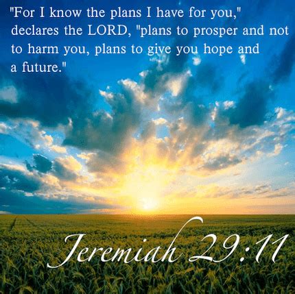 Jeremiah 29 11 13 Prayer