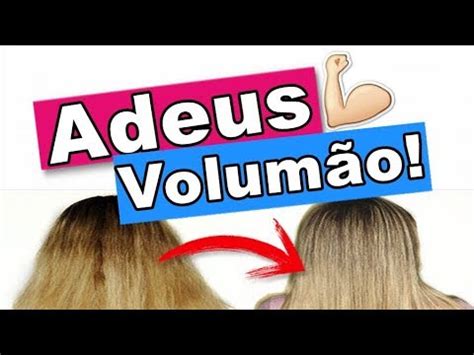 COMO DIMINUIR O VOLUME DA RAIZ DO CABELO RECEITA PRA ALINHAR