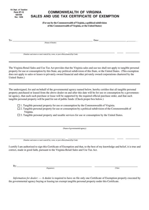 Mn Sales And Use Tax Exemption Form