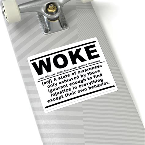 Woke Definition Sticker Etsy