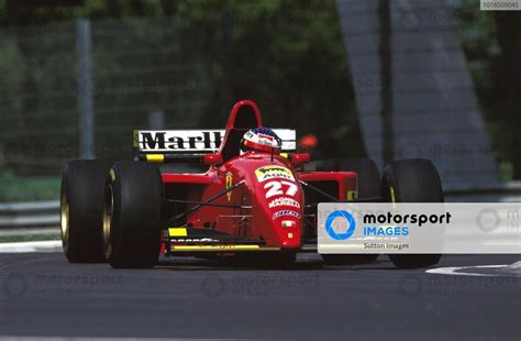 Jean Alesi Fra Ferrari T Nd Place Formula One World