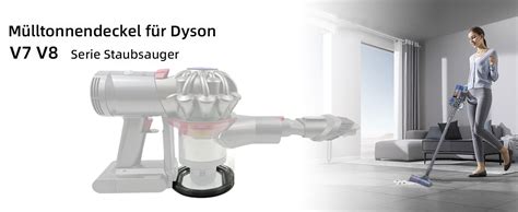 Amazon De Staubbeh Lter Deckel F R Dyson V V Serie Staubsauger