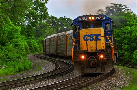 Standard Cab At The Junction CSX GE C40 8 7515 Had A Westb Flickr