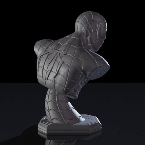 3D Printable SpiderMan Bust By Andres