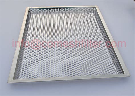 SGS Fda Wire Mesh Tray Stainless Steel Rectangle Baking Pan Baking Grid