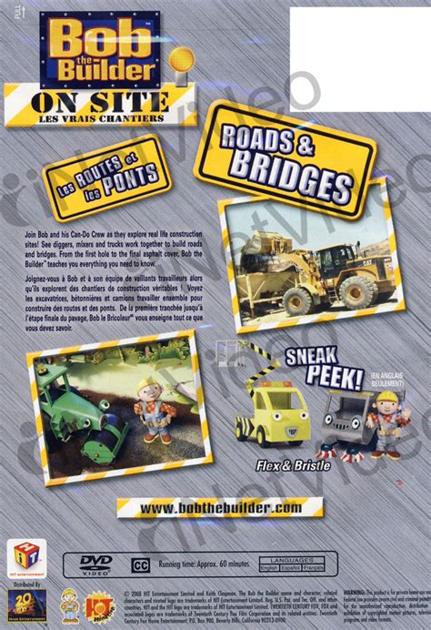 Bob The Builder - On-Site - Roads and Bridges on DVD Movie