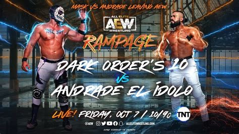 Andrade El Idolo AEW Career At Stake Next Week Live On AEW Rampage ...