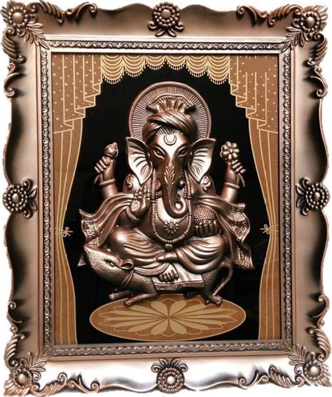 Japson Ganesha 3d Wall Hanging Photo Frames Of Gods Showpiece Showpiece