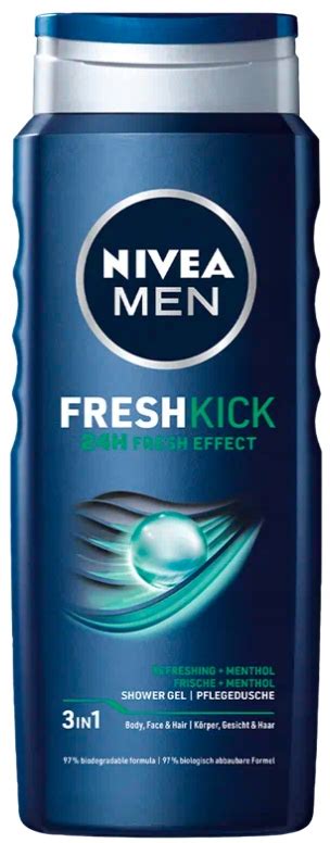 NIVEA MEN FRESHKICK żel pod prysznic męski 500 ml 14052866403 Allegro pl